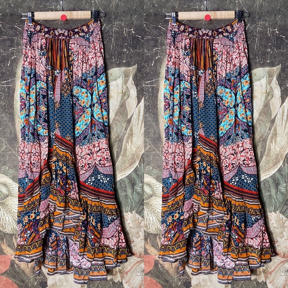 New Bhanuni by jyoti Allaire High-Low Maxi Skirt - Picture 3 of 8